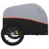 Remolque para bicicleta hierro negro y naranja 30