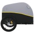 Remolque para bicicleta hierro negro y amarillo 30