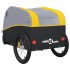 Remolque para bicicleta hierro negro y amarillo 30