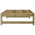 Taburete de jardín madera de pino impregnada 120x80