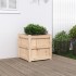 Jardinera madera maciza de pino 50x50x50