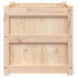 Jardinera madera maciza de pino 50x50x50
