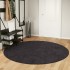 Alfombra lavable antideslizante gris antracita Ø 200