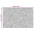 Alfombra lavable antideslizante negro y blanco 190x300