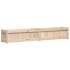 Jardinera de madera maciza de pino 180x31x31