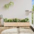 Jardinera de madera maciza de pino 180x31x31