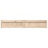 Jardinera de madera maciza de pino 180x31x31