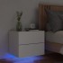 Mesita de noche de pared con luces LED