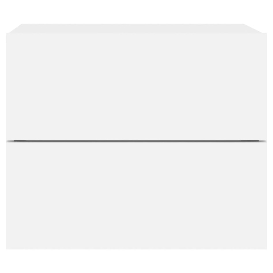 Mesita de noche de pared con luces LED