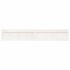 Jardinera de madera maciza de pino blanca 180x31x31