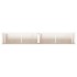 Jardinera de madera maciza de pino blanca 180x31x31