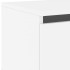 Mesitas de noche de pared con luces LED 2 unidades