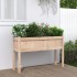 Jardinera con patas madera maciza de pino 110x31x70