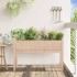 Jardinera con patas madera maciza de pino 110x31x70