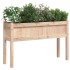 Jardinera con patas madera maciza de pino 110x31x70