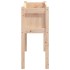 Jardinera con patas madera maciza de pino 110x31x70