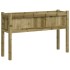 Jardinera con patas madera de pino impregnada 110x31x70