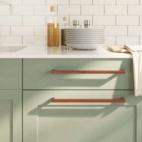 Tiradores para armarios 20 uds acero inoxidable bronce 320