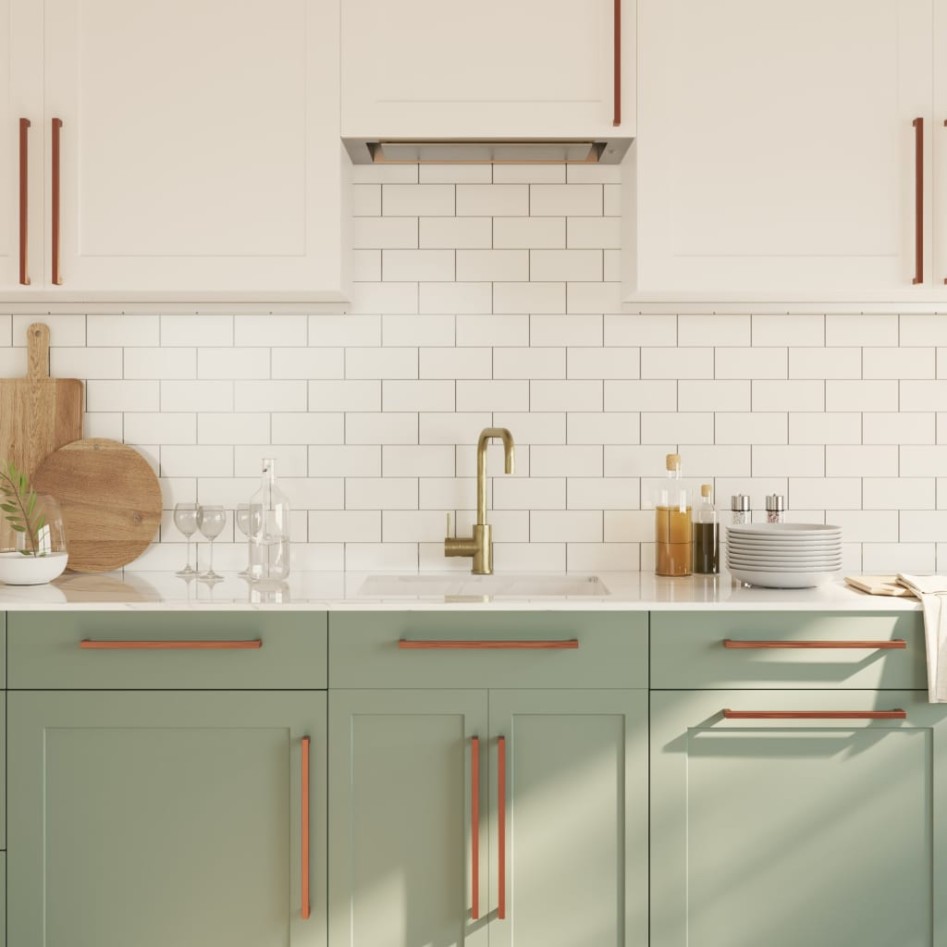 Tiradores para armarios 20 uds acero inoxidable bronce 320