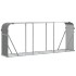 Leñero de acero galvanizado gris claro 234x45x100