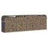 Leñero de acero galvanizado marrón 300x45x100