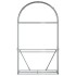 Leñero de acero galvanizado gris antracita 120x45x210