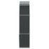Leñero de acero galvanizado gris antracita 120x45x210