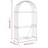 Leñero de acero galvanizado gris antracita 120x45x210
