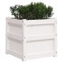 Jardinera madera maciza de pino blanco 50x50x50