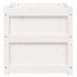 Jardinera madera maciza de pino blanco 50x50x50
