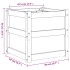 Jardinera madera maciza de pino blanco 50x50x50