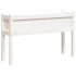 Jardinera con patas madera maciza de pino blanco 110x31x70