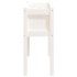 Jardinera con patas madera maciza de pino blanco 110x31x70
