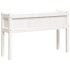 Jardinera con patas madera maciza de pino blanco 110x31x70