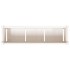 Jardinera con patas madera maciza de pino blanco 110x31x70