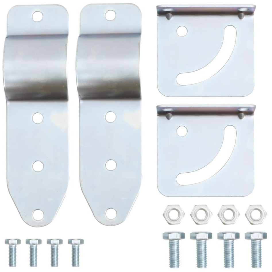 Espejo de tráfico convexo de exterior policarbonato negro