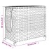 Cesto para ropa sucia con ruedas ratán 66x35x60