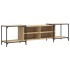 Mueble de TV madera de ingeniería roble Sonoma 203x37x50