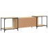 Mueble de TV madera de ingeniería roble Sonoma 203x37x50