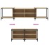 Mueble de TV madera de ingeniería roble Sonoma 203x37x50
