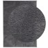 Alfombra de pelo corto suave lavable HUARTE antracita
