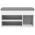 Banco zapatero madera de ingeniería blanco 82x32x45,5
