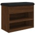 Banco zapatero madera de ingeniería marrón roble 62x32x50