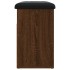 Banco zapatero madera de ingeniería marrón roble 62x32x50