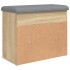 Banco zapatero madera de ingeniería roble Sonoma 62x32x50