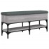 Banco zapatero madera de ingeniería gris Sonoma 102x32x45