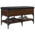 Banco zapatero madera de ingeniería marrón roble 82x42x45