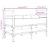 Banco zapatero madera ingeniería roble ahumado 85,5x42x57,5