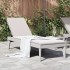 Tumbona de PP gris 186x60x29