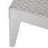 Tumbona de PP gris 186x60x29